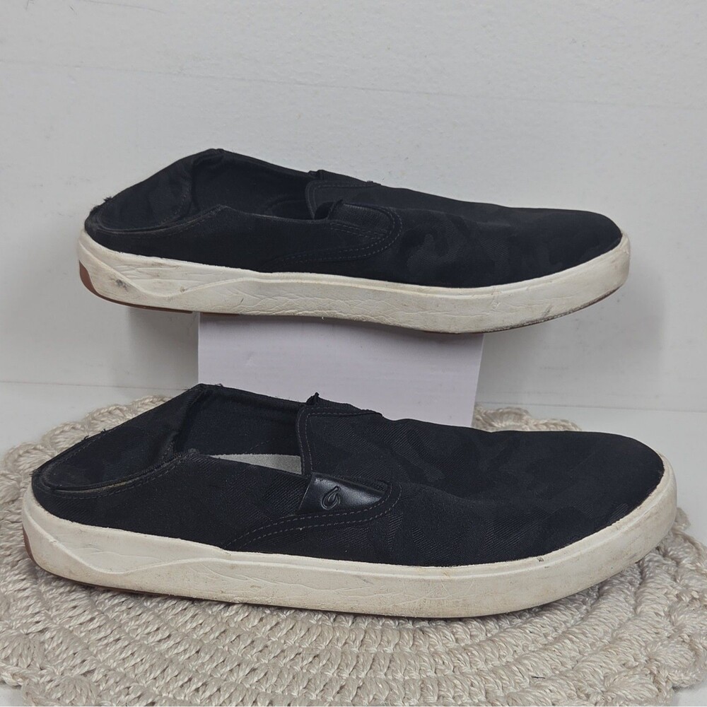 MENS OluKai Lae'ahi Pa'i SlipOn Convertible Black Loafer Camo US 12 ALOHA HAWAII - Picture 5 of 13